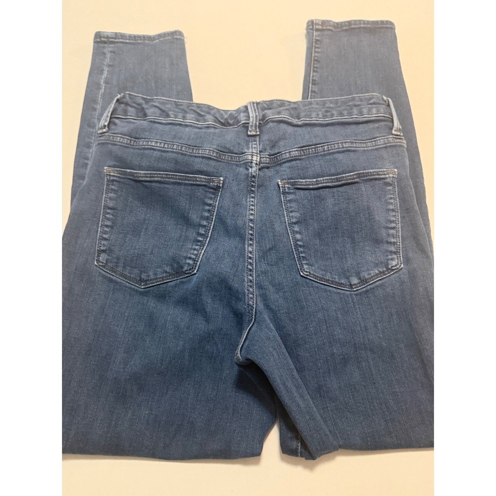 Universal Thread Jeans Womens 10/30R Blue Skinny High Rise Button Fly Stretch